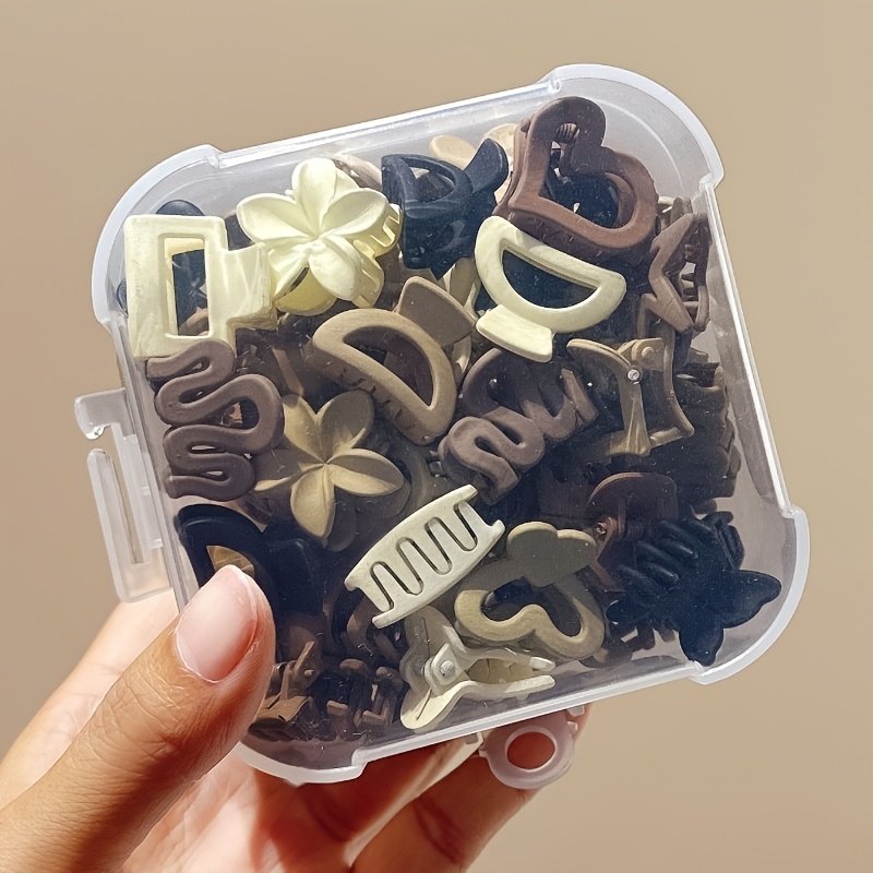 Travel Accessories For 10 Year Old Girl - 10/20/30pcs Beige Mixed Pack Small Clips,