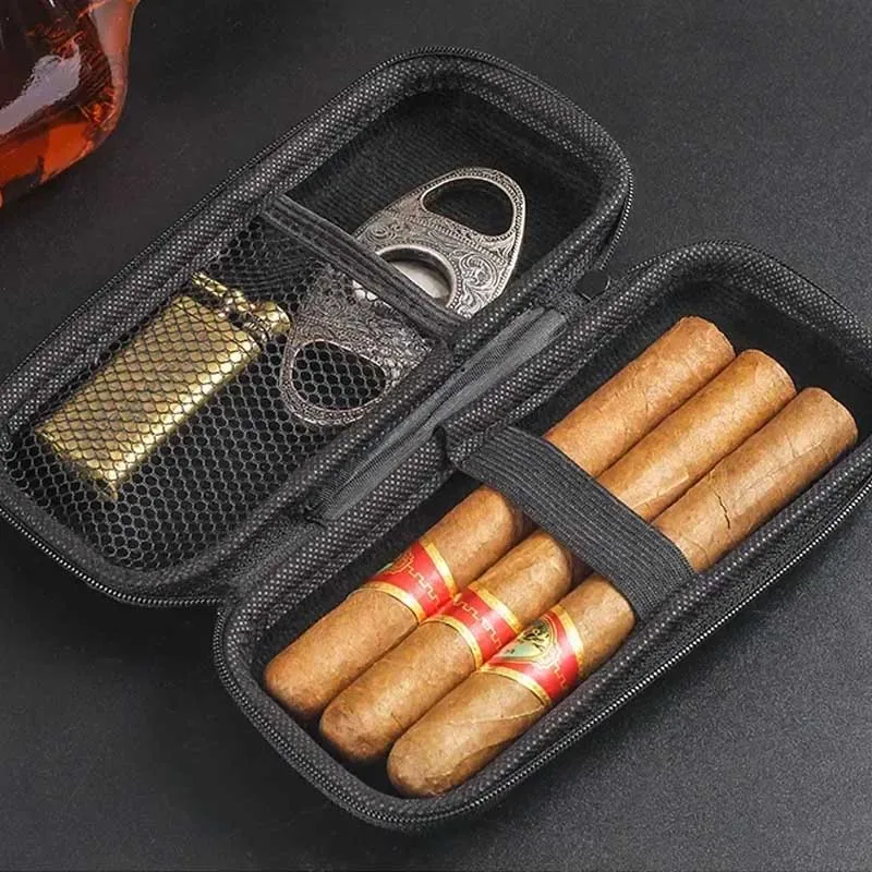 Travel Accessories Pouch - Portable Cigar Case EVA Light weight