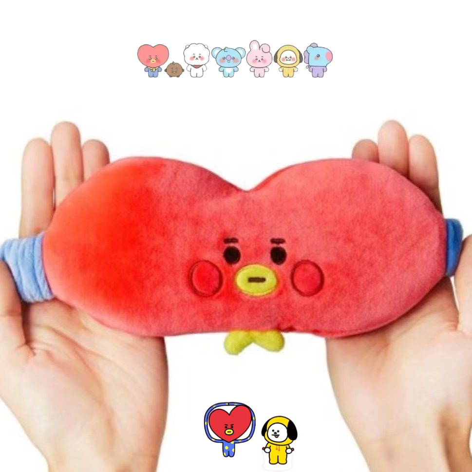 Travel Accessories Gift Set - BT21 cartoon cute plush doll eye