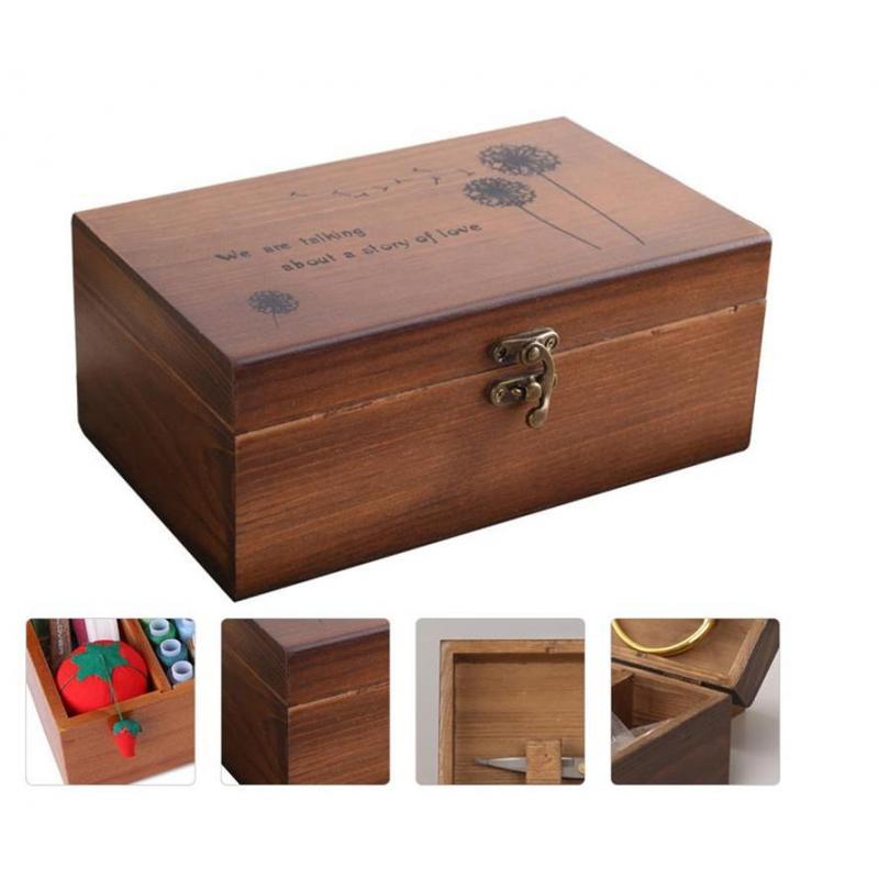 Travel Accessories Gift Basket - Multifunction Sewing Kit Box Basket Organizer