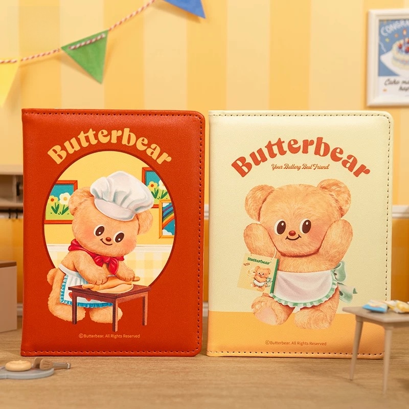 Travel Accessories Passport Holder - Butter Bear Passport Holder Document Bag