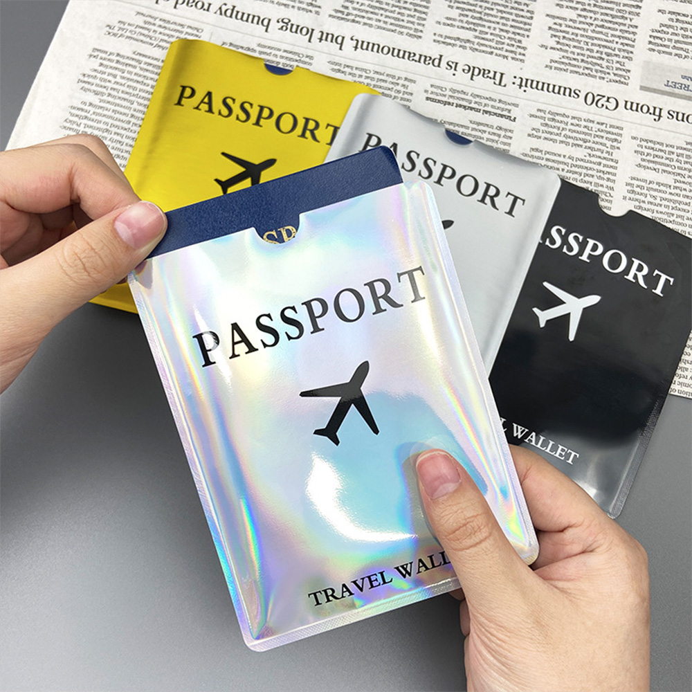 Travel Accessories Passport Holder - Aluminum foil passport protective case, anti-magnetic
