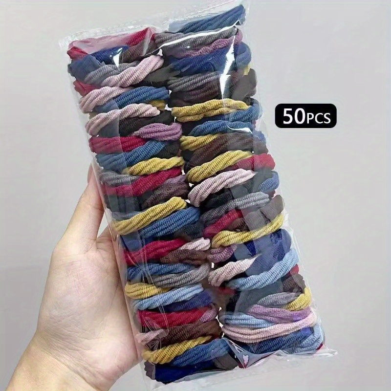 50 PCS Black Mixed Color Satin - Travel Accessories For Elderly ulasan dan harga