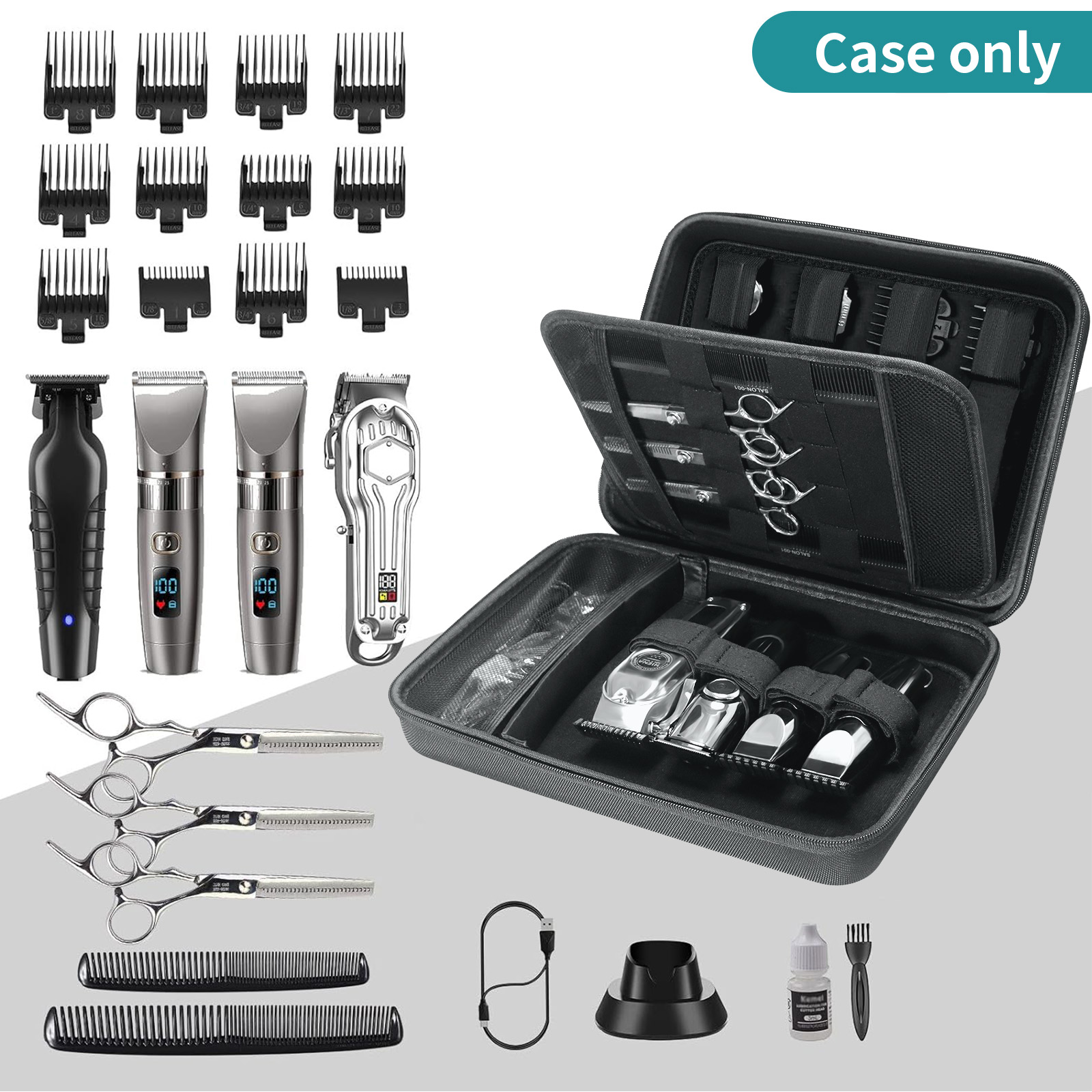 Barber Clipper Case – Hard EVA - Travel Router Accessories ulasan dan harga