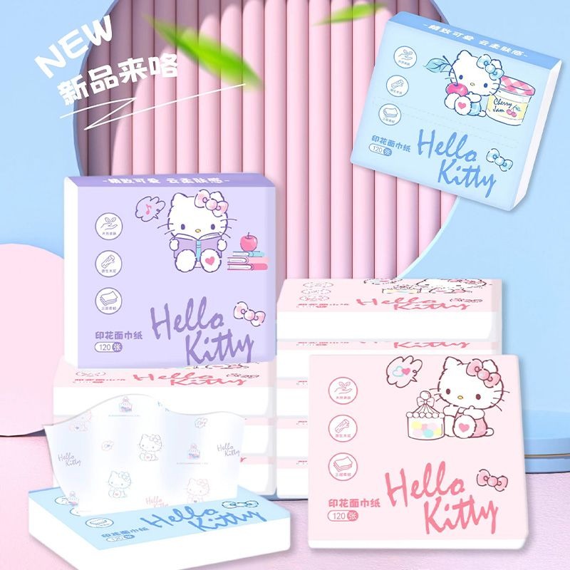 New Hello Kitty Bag Tissues 6  - Travel Accessories Gift Set ulasan dan harga