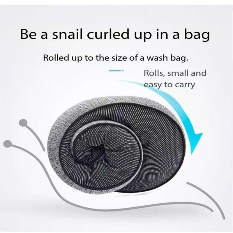 Portable U-shaped Travel Pillo - Neck Pillow Memory Foam ulasan dan harga
