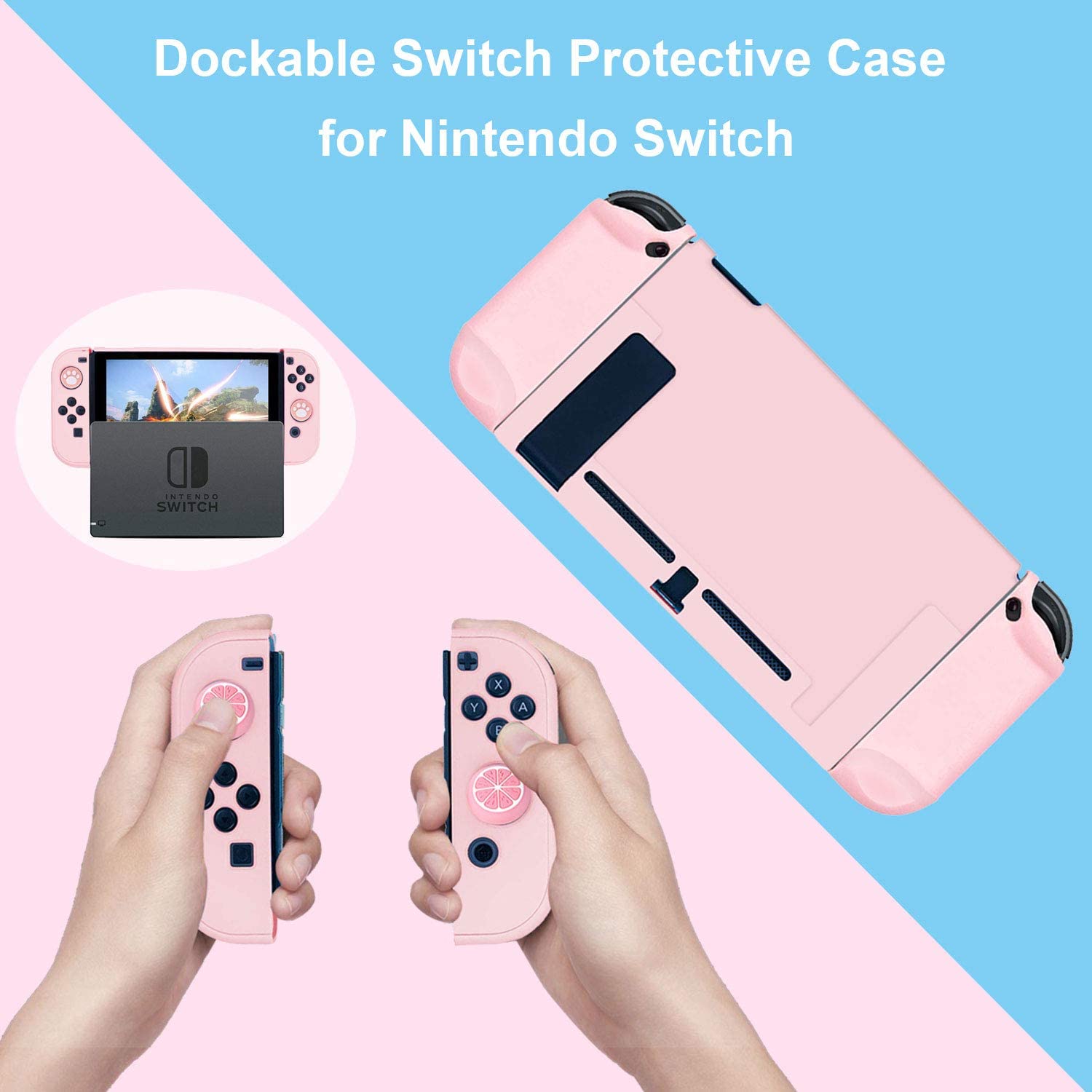 For Nintend Switch Case Bundle - Travel Accessories Pink ulasan dan harga