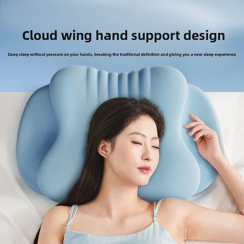 Butterfly Shaped Zero Pressure - Neck Pillow Memory Foam ulasan dan harga