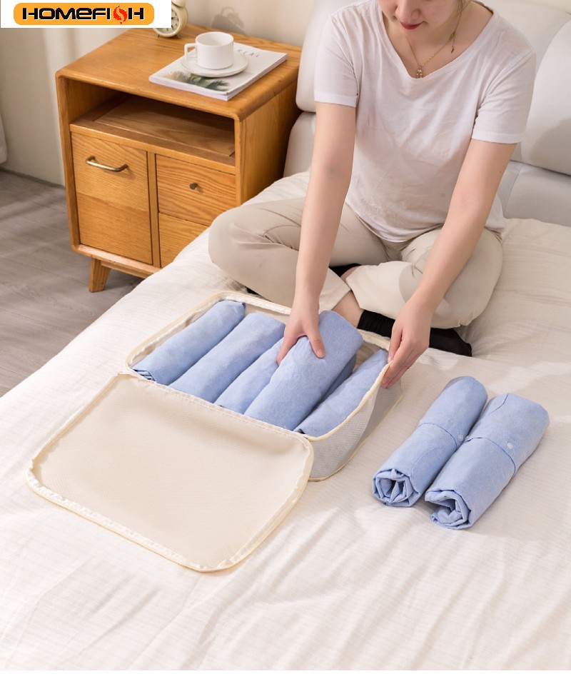 HOMEFISH 3Pcs/Set Travel Compr - Travel Accessories Gift Set ulasan dan harga