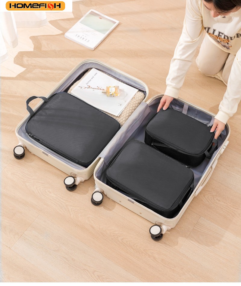 HOMEFISH 3Pcs/Set Travel Compr - Travel Accessories Gift Set ulasan dan harga