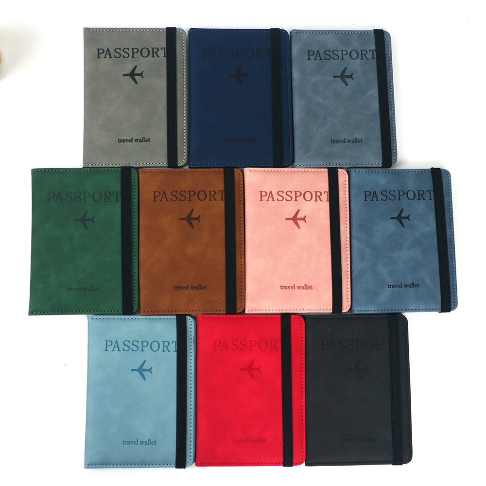 Customized Name PU Leather Pas - Travel Accessories Gift Set ulasan dan harga