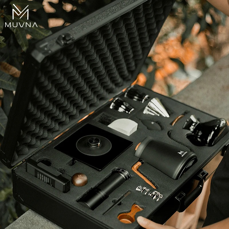 MUVNA 13Pcs Portable Coffee Ma - Travel Accessories Gift Set ulasan dan harga