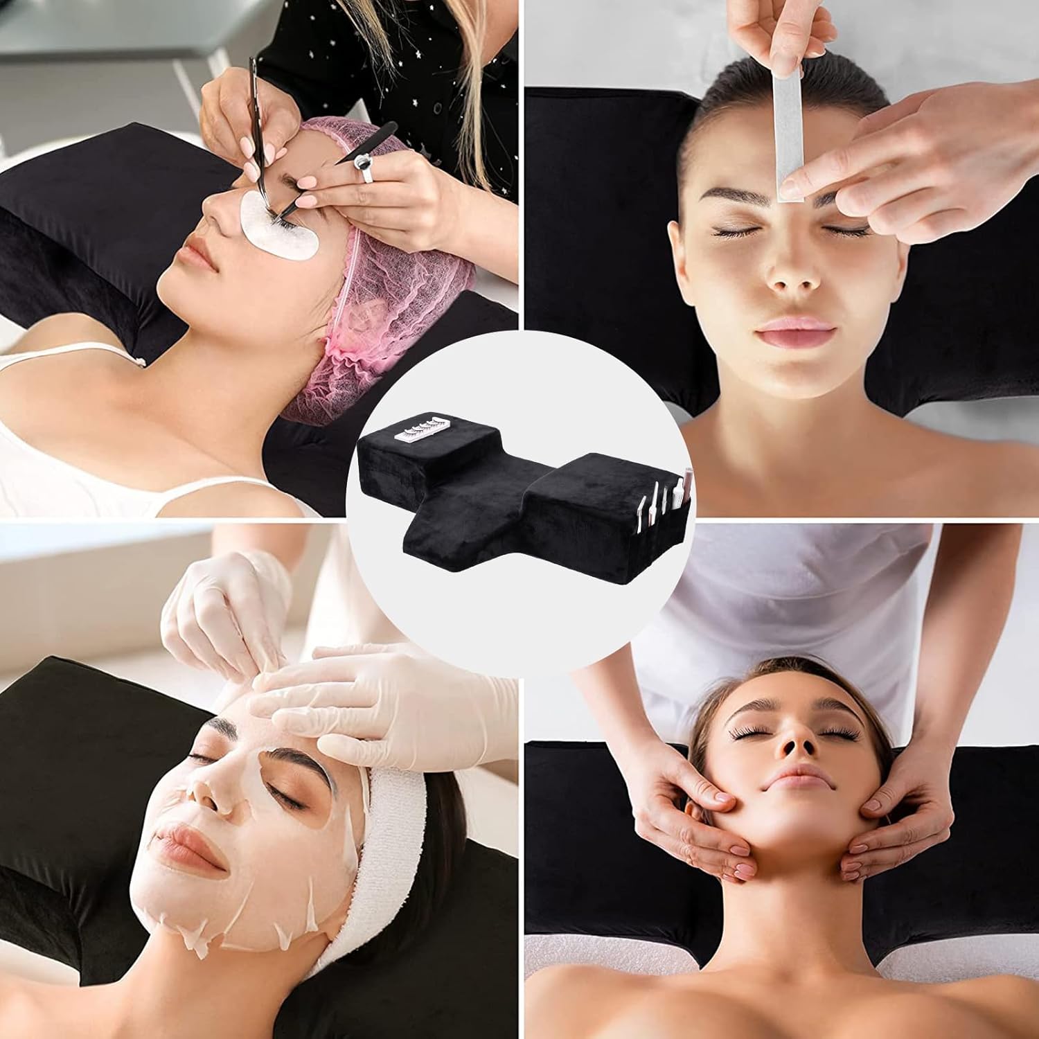 Lash Pillow Neck Support Eyela - Neck Pillow Memory Foam ulasan dan harga