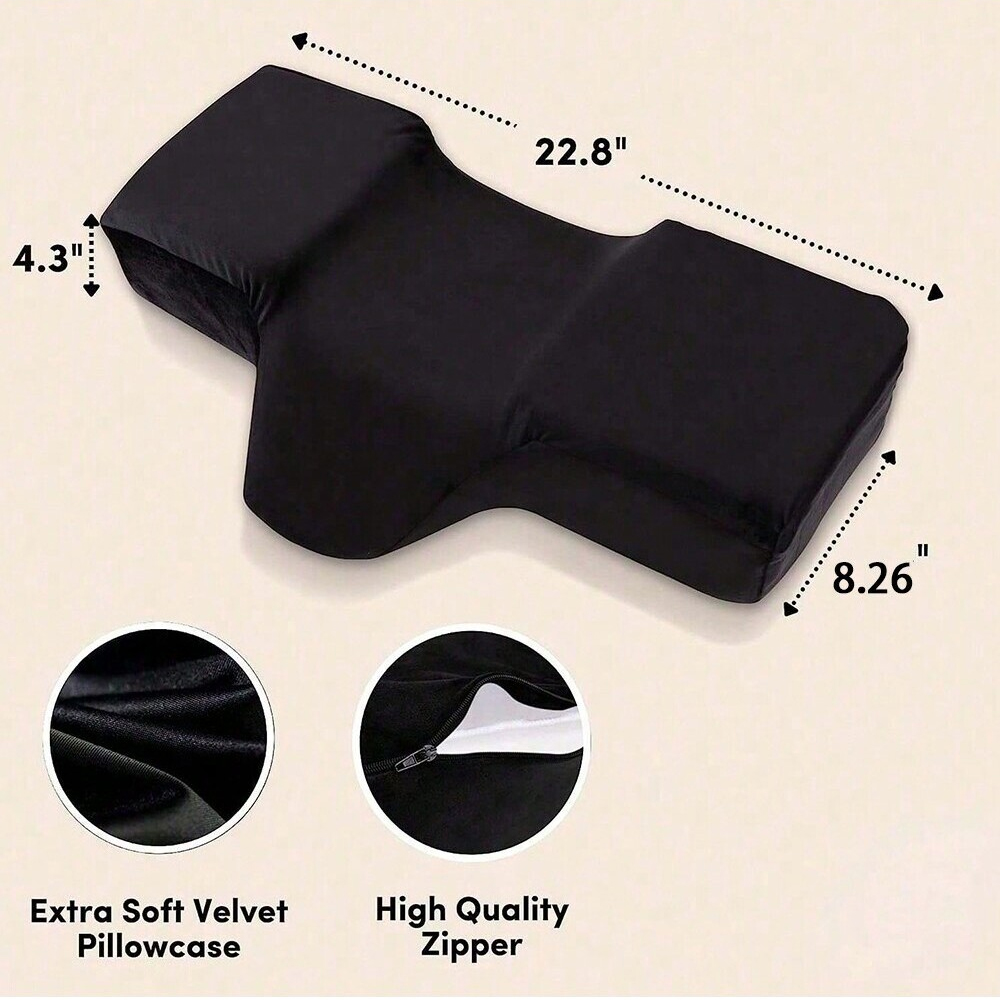 Lash Pillow Neck Support Eyela - Neck Pillow Memory Foam ulasan dan harga