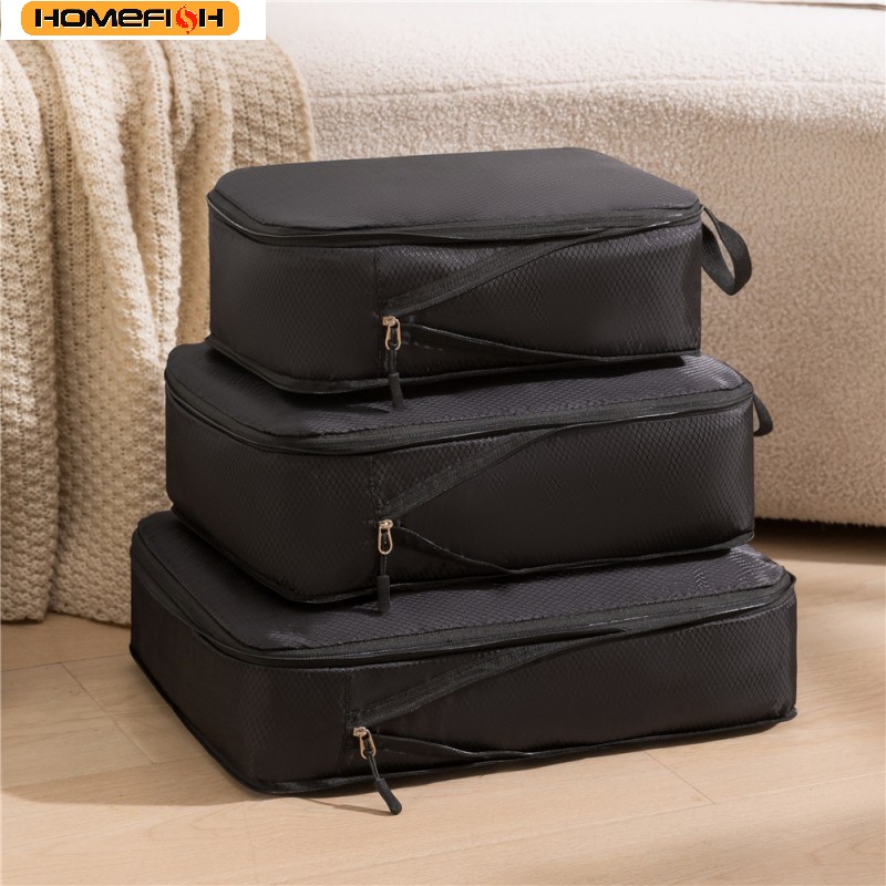HOMEFISH 3Pcs/Set Travel Compr - Travel Accessories Gift Set ulasan dan harga