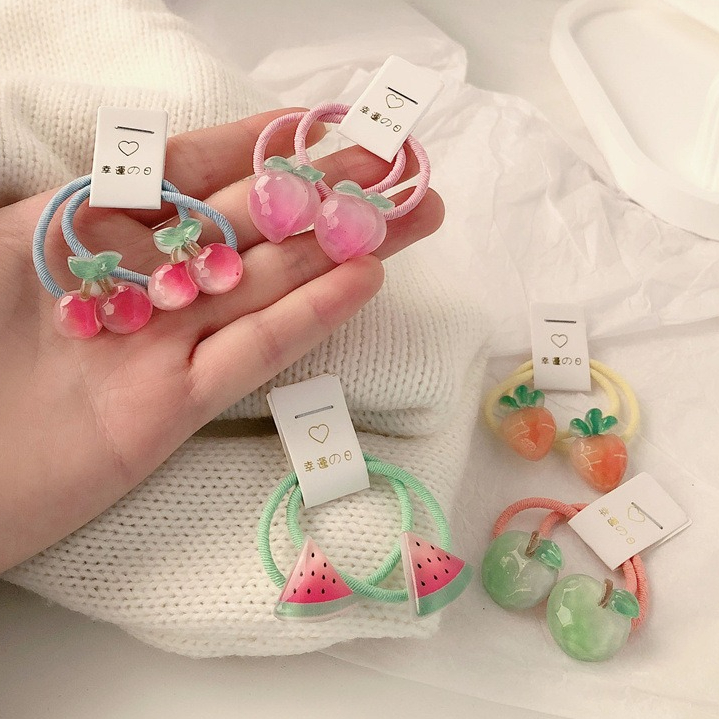 Kids Carrot Hair Ties 5 Pair N - Travel Accessories For 10 Year Old Girl ulasan dan harga