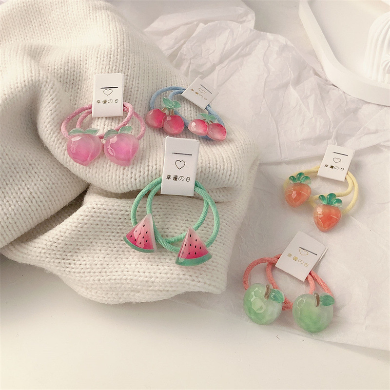 Kids Carrot Hair Ties 5 Pair N - Travel Accessories For 10 Year Old Girl ulasan dan harga