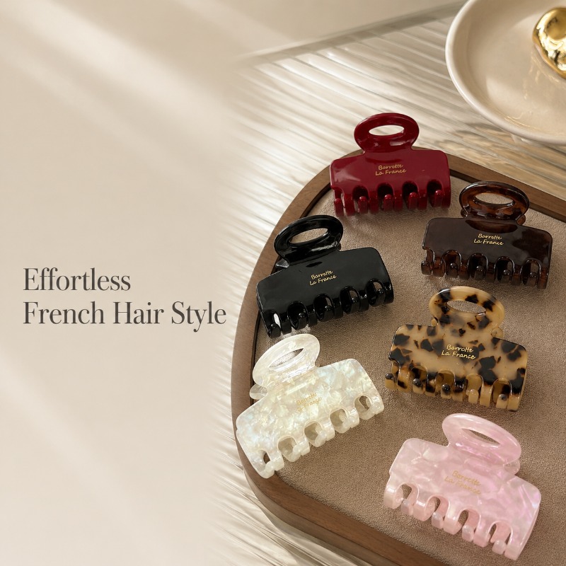 French Medium Hair Claw Clips  - Travel Accessories For Elderly ulasan dan harga