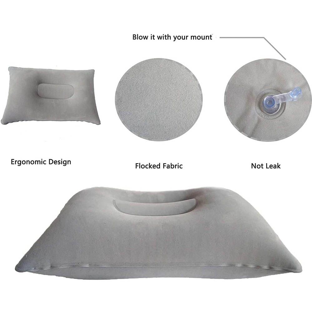 Inflatable Travel Pillow Porta - Travel Accessories Pillow ulasan dan harga