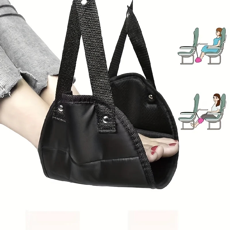 Airplane Footrest Hammock Adju - Travel Accessories Long Flight ulasan dan harga