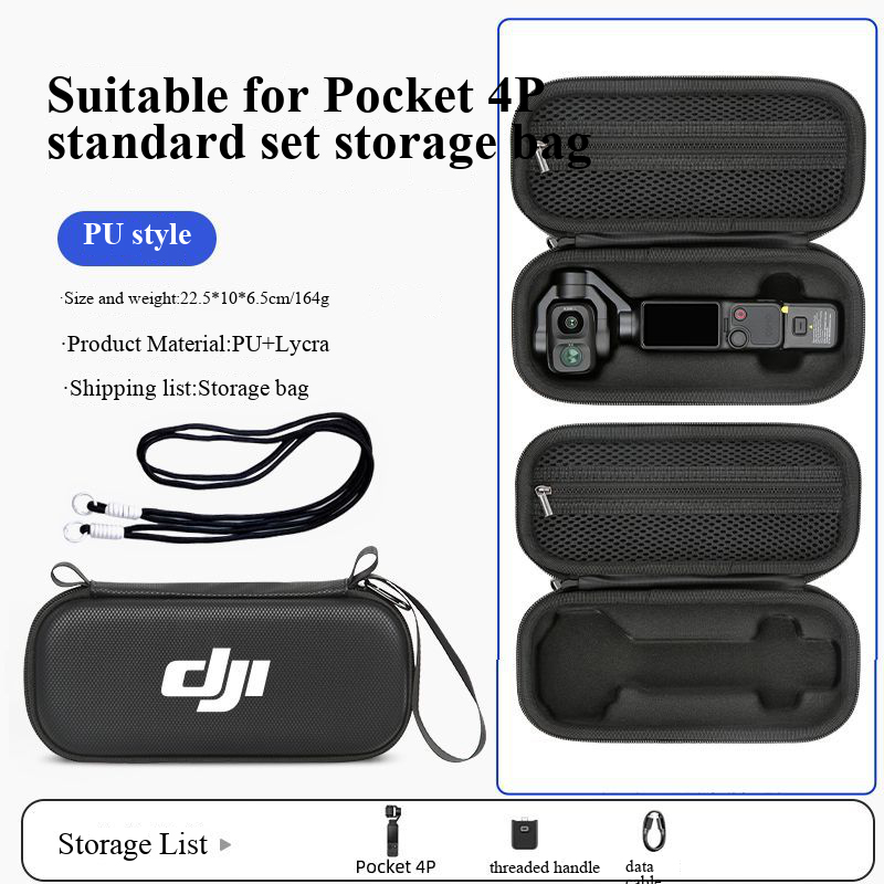 Storage Bag For DJI Pocket 4 P - Travel Accessories Box ulasan dan harga