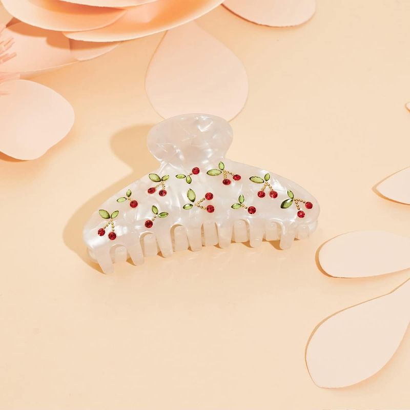 1pc Cherry hair clip, rhinesto - Travel Accessories For Elderly ulasan dan harga