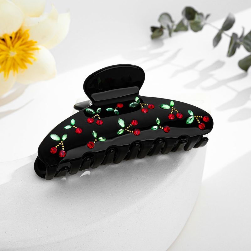 1pc Cherry hair clip, rhinesto - Travel Accessories For Elderly ulasan dan harga
