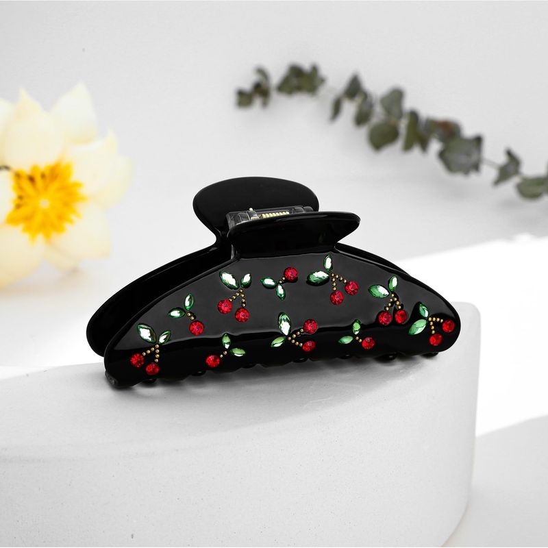 1pc Cherry hair clip, rhinesto - Travel Accessories For Elderly ulasan dan harga