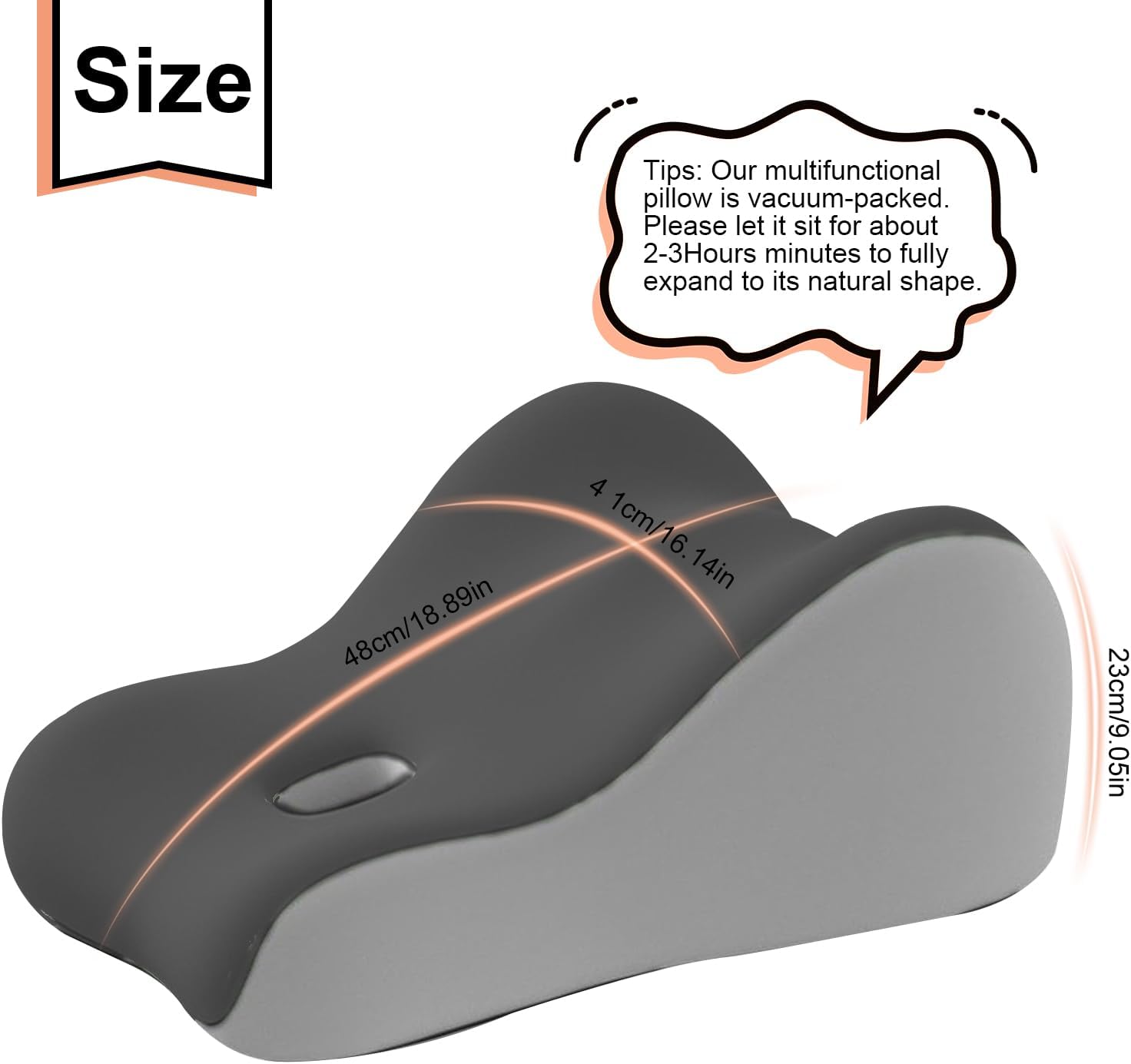 Intimacy Support Wedge Pillow  - Neck Pillow Memory Foam ulasan dan harga