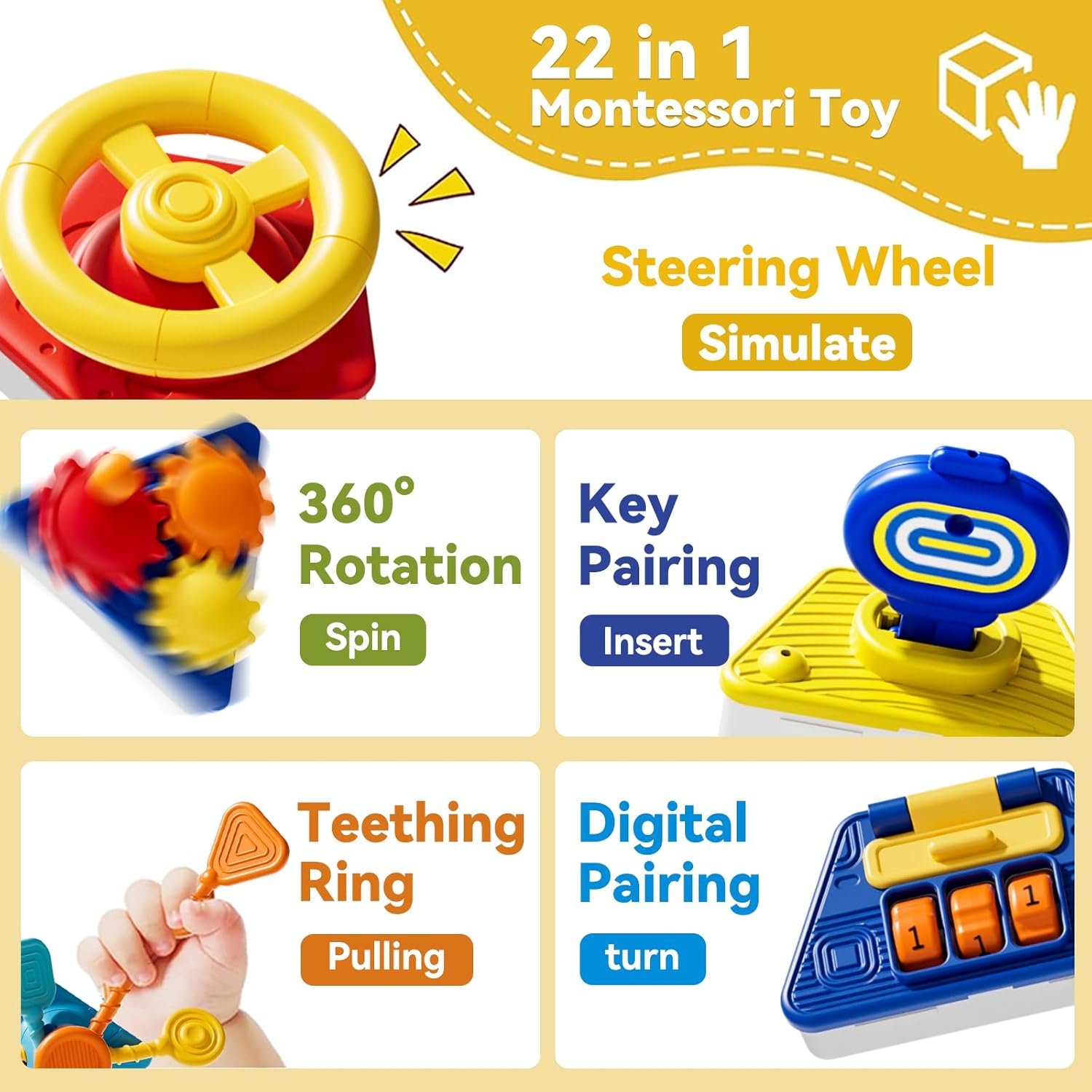 Baby Busy Board Activity Cube  - Travel Accessories Baby ulasan dan harga