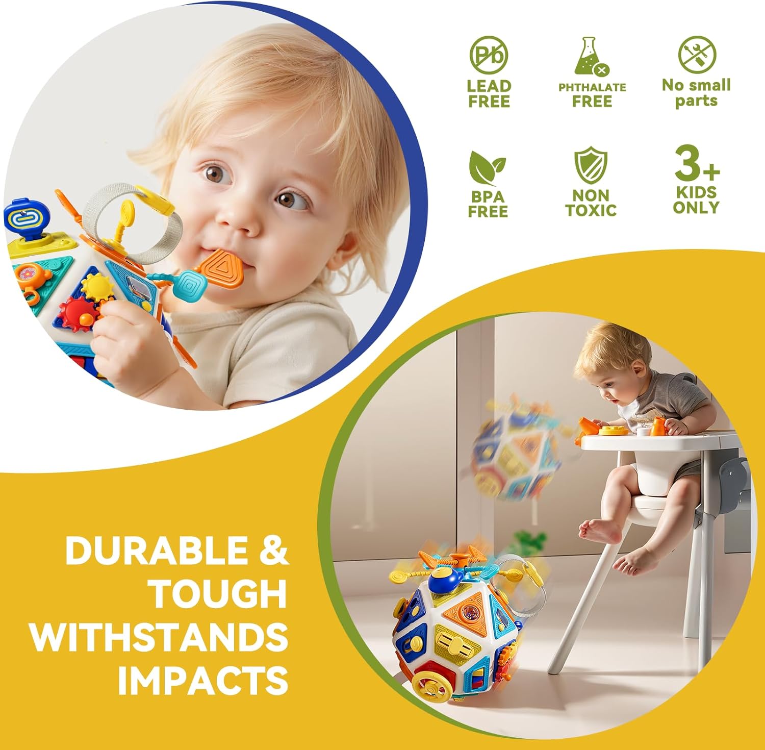 Baby Busy Board Activity Cube  - Travel Accessories Baby ulasan dan harga