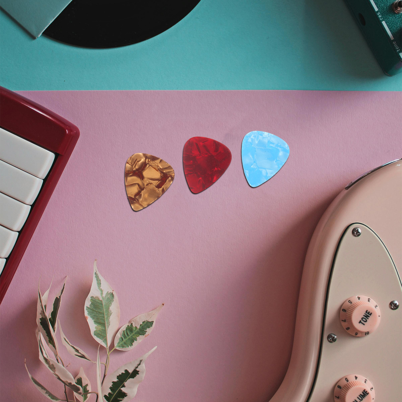 1Set Guitar Pick Storage Box w - Travel Accessories Box ulasan dan harga