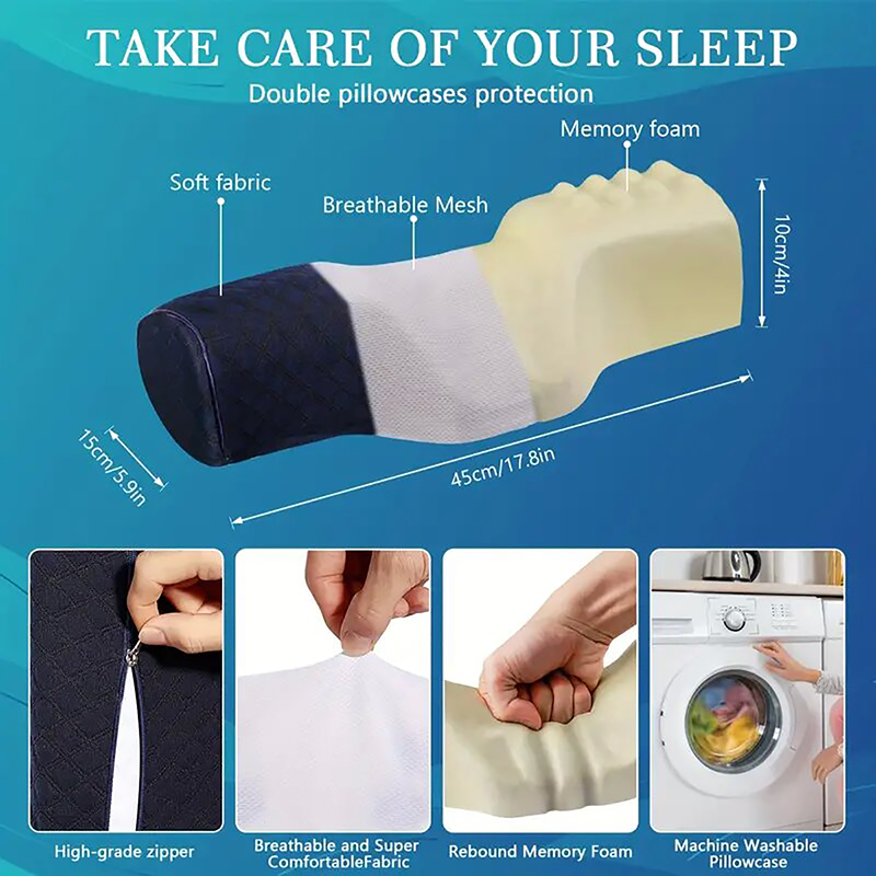 Relieve Neck Discomfort Cervic - Neck Pillow Memory Foam ulasan dan harga