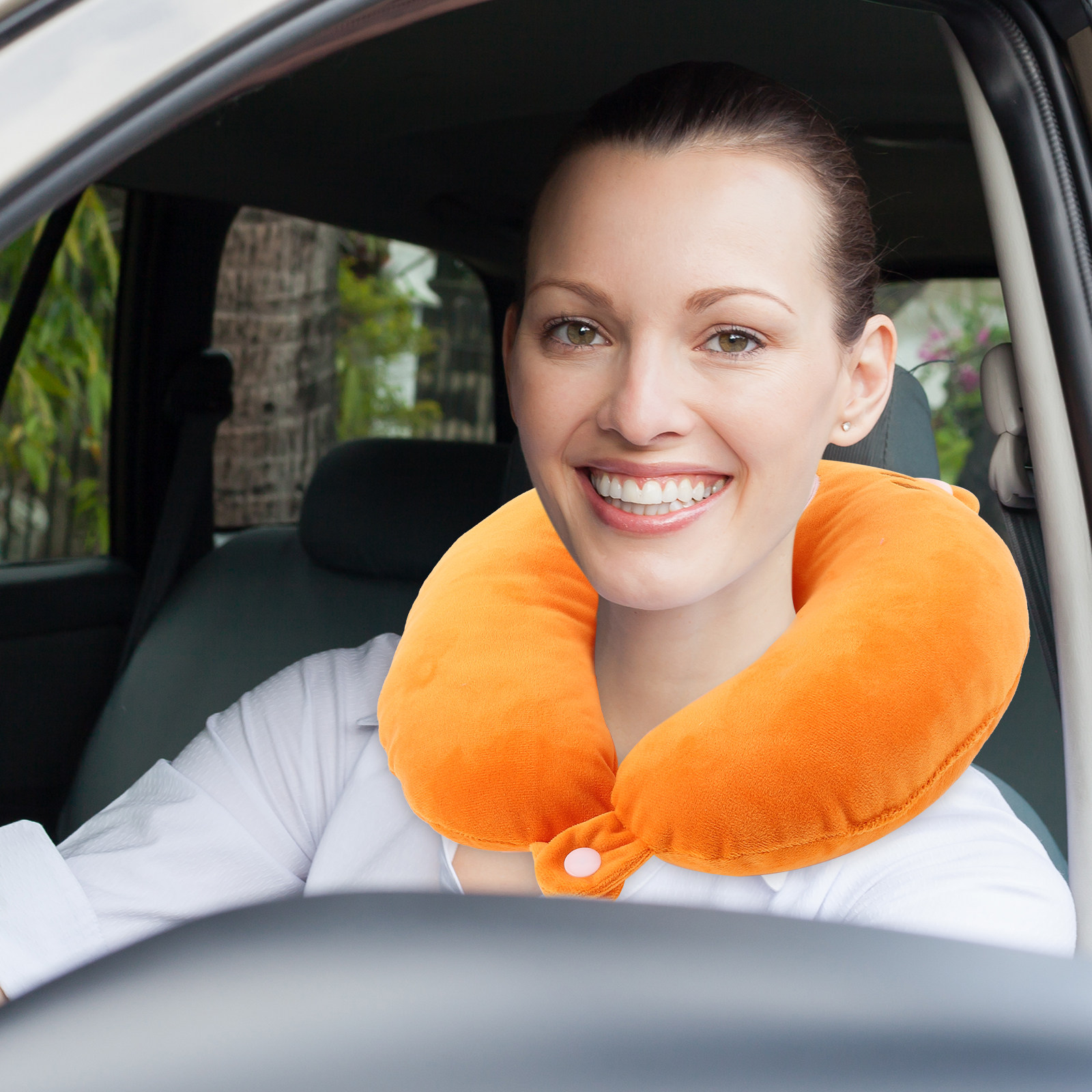 Tiger U-Shaped Car Neck Pillow - Travel Accessories In Train ulasan dan harga