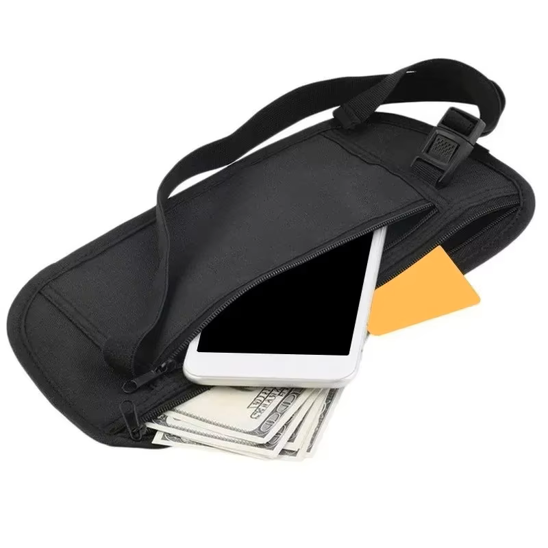 Invisible Travel Waist Bag Nyl - Travel Accessories Passport Holder ulasan dan harga