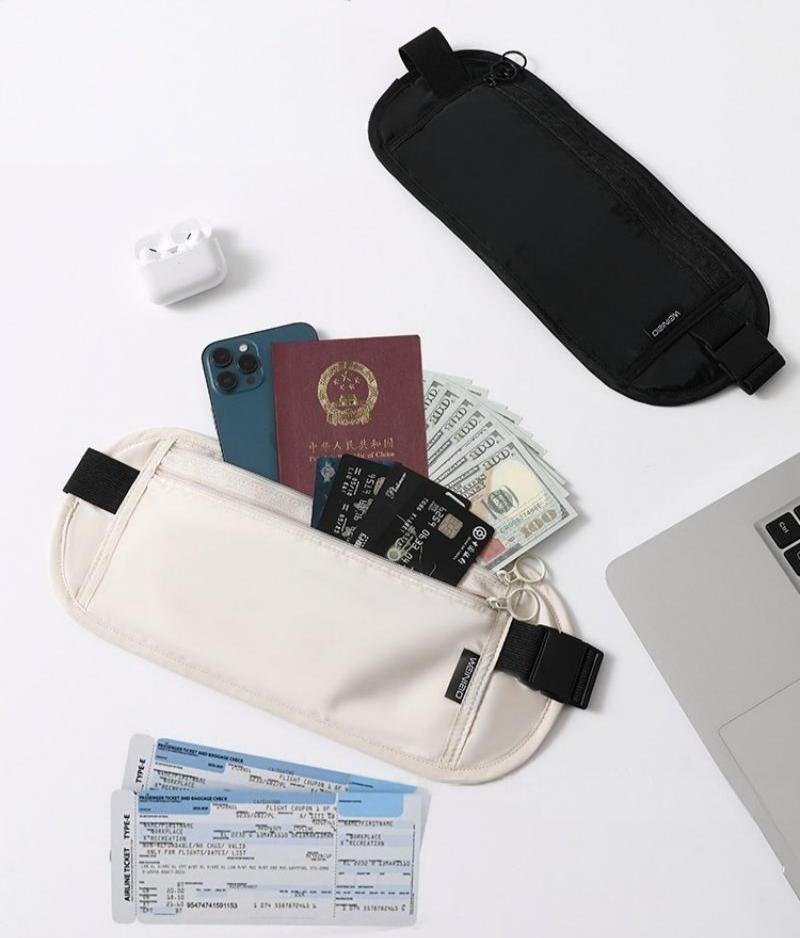 Invisible Travel Waist Bag Nyl - Travel Accessories Passport Holder ulasan dan harga