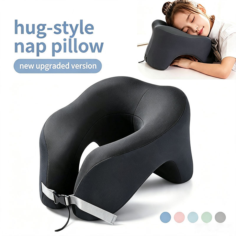 Memory Foam U‑Shape Neck Pillo - Travel Accessories Pillow ulasan dan harga