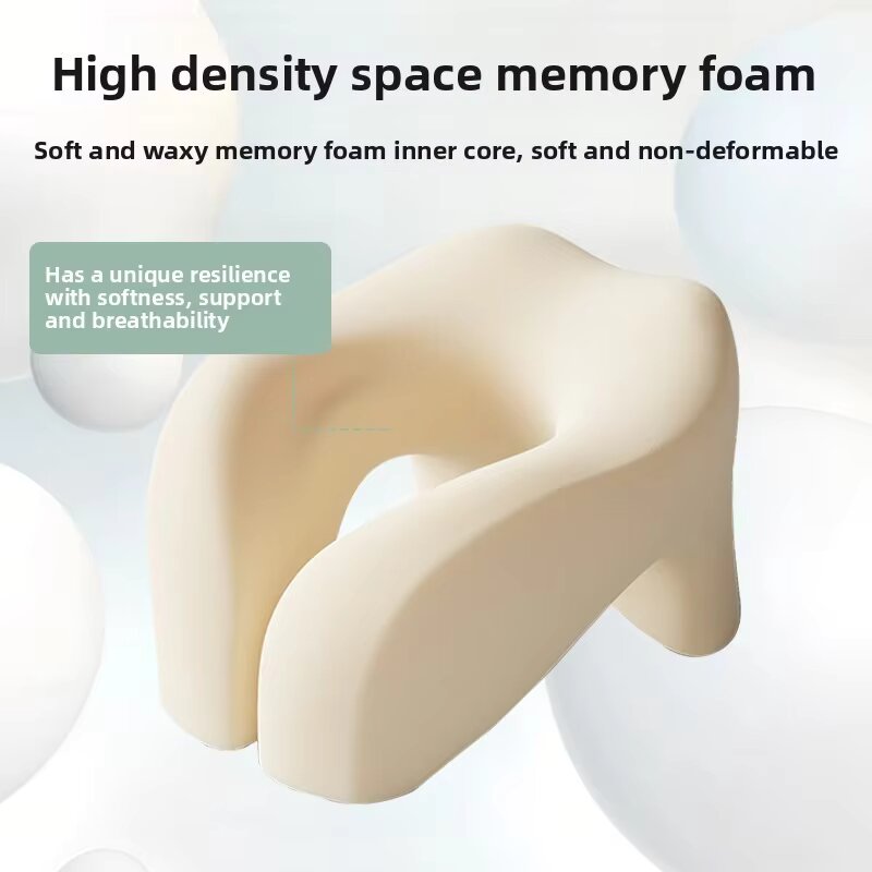 Memory Foam U‑Shape Neck Pillo - Travel Accessories Pillow ulasan dan harga