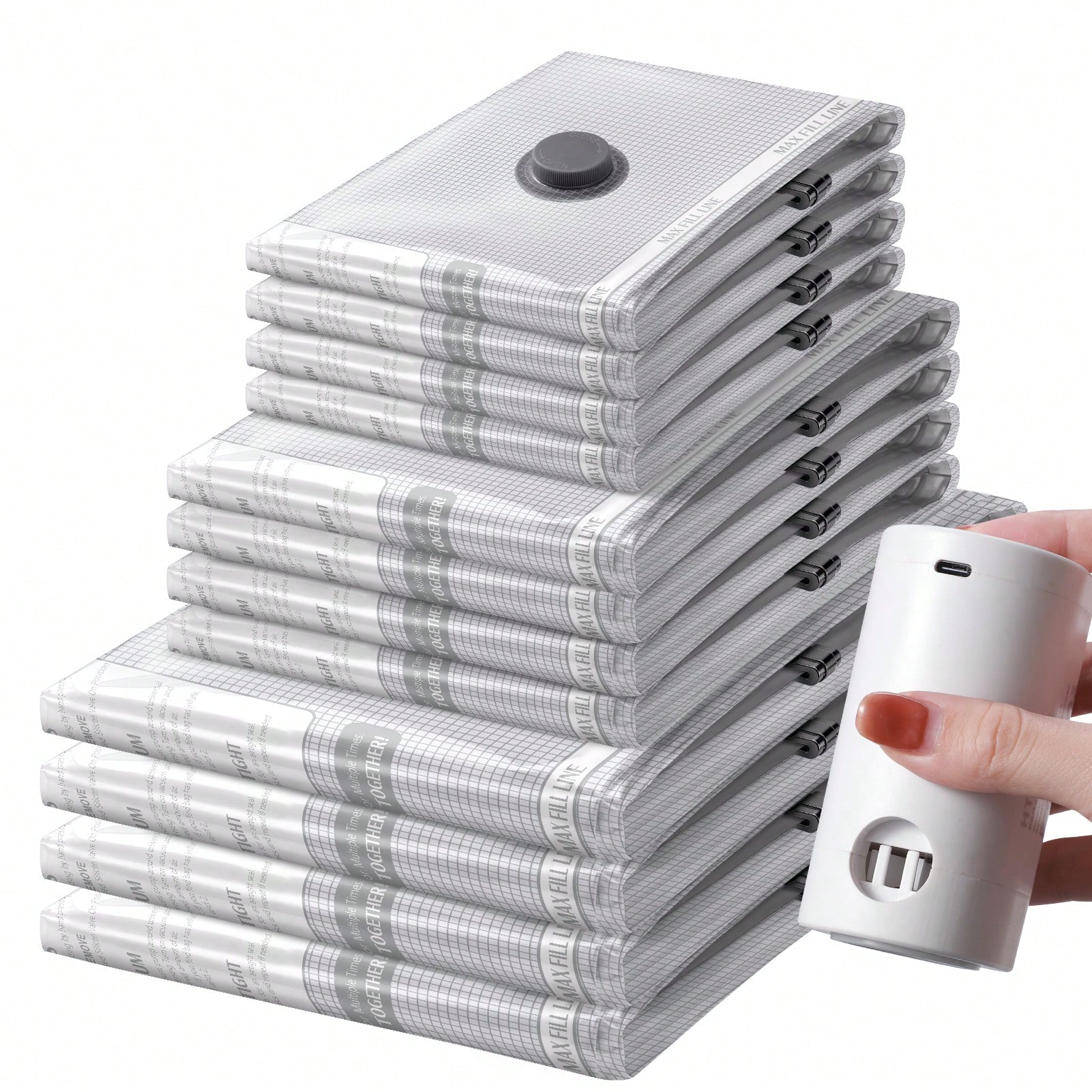 12pcs Vacuum Bags For Travel W - Travel Accessories Pillow ulasan dan harga