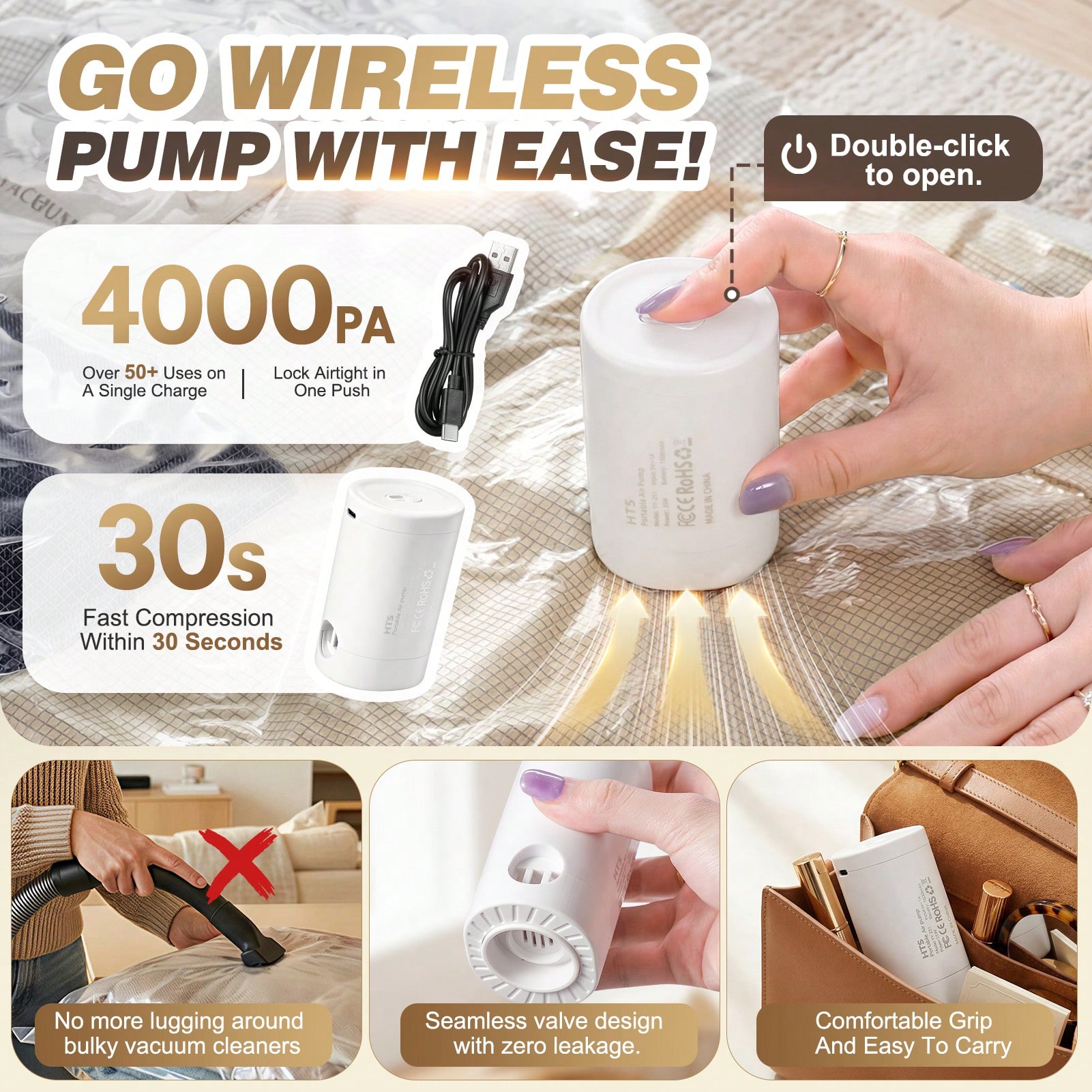 12pcs Vacuum Bags For Travel W - Travel Accessories Pillow ulasan dan harga