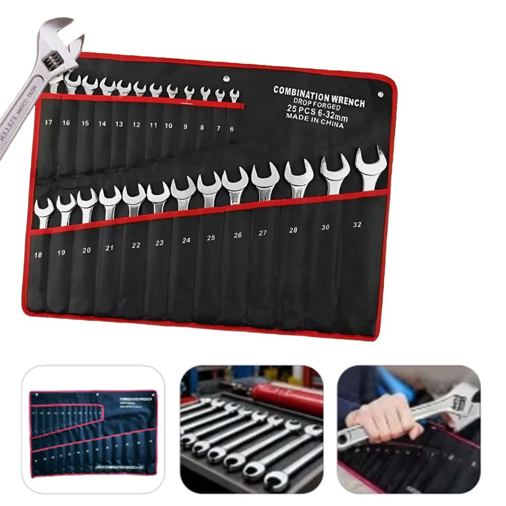 25 Slots Wrench Storage Roll U - Travel Router Accessories ulasan dan harga