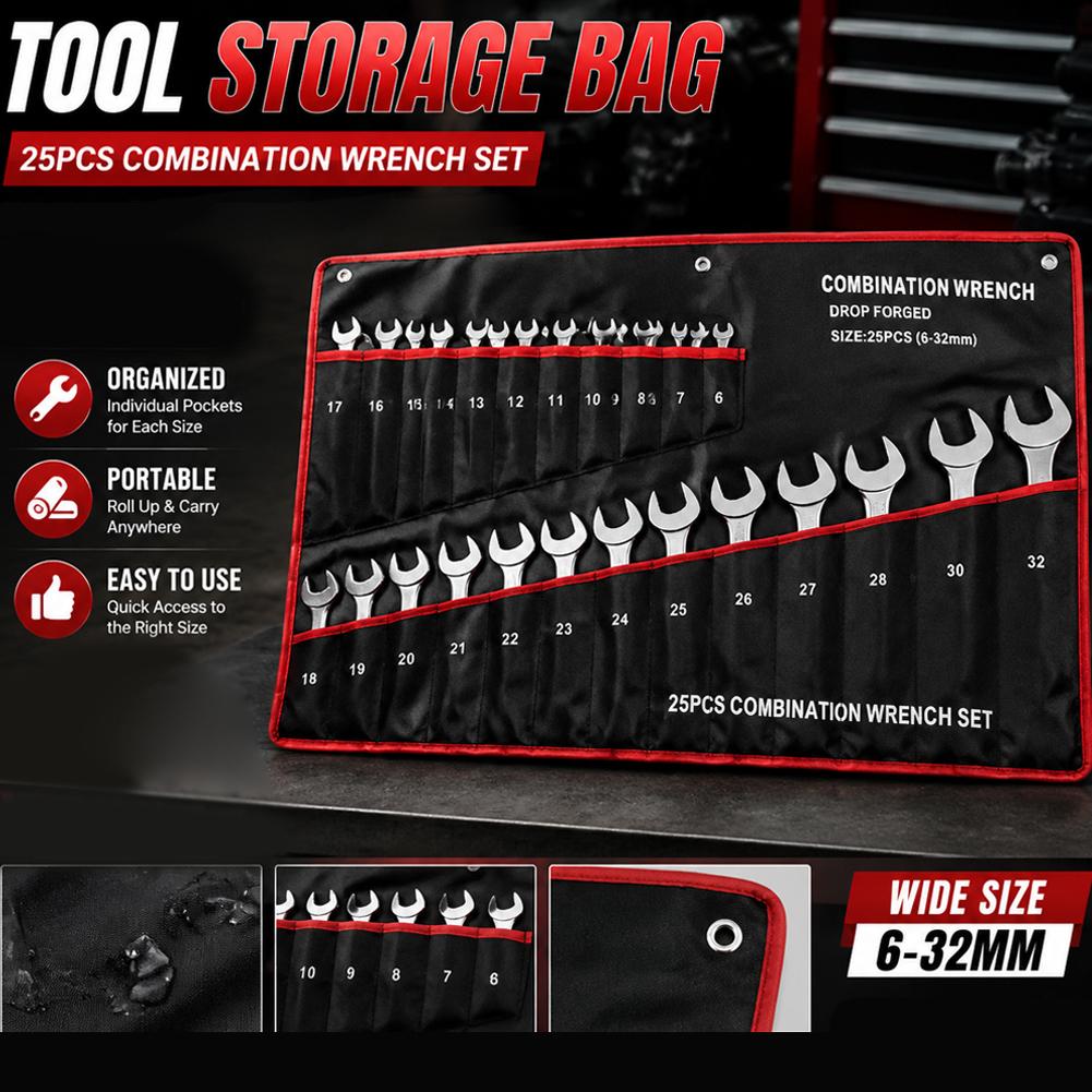 25 Slots Wrench Storage Roll U - Travel Router Accessories ulasan dan harga