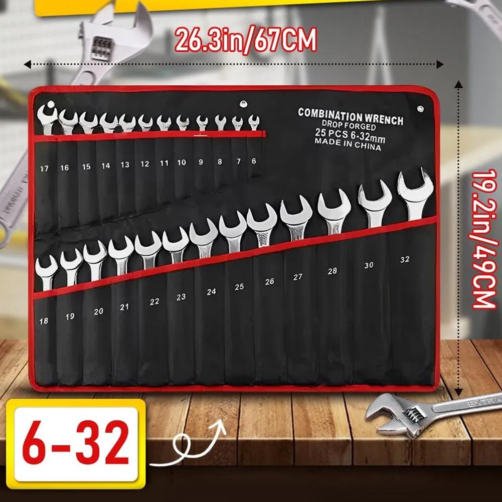 25 Slots Wrench Storage Roll U - Travel Router Accessories ulasan dan harga