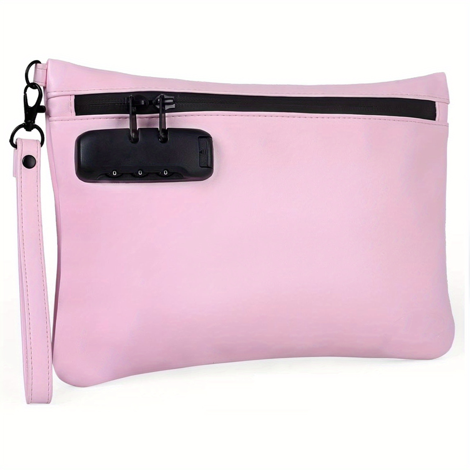 PINK Pouch Bag with Combinatio - Travel Accessories Pink ulasan dan harga