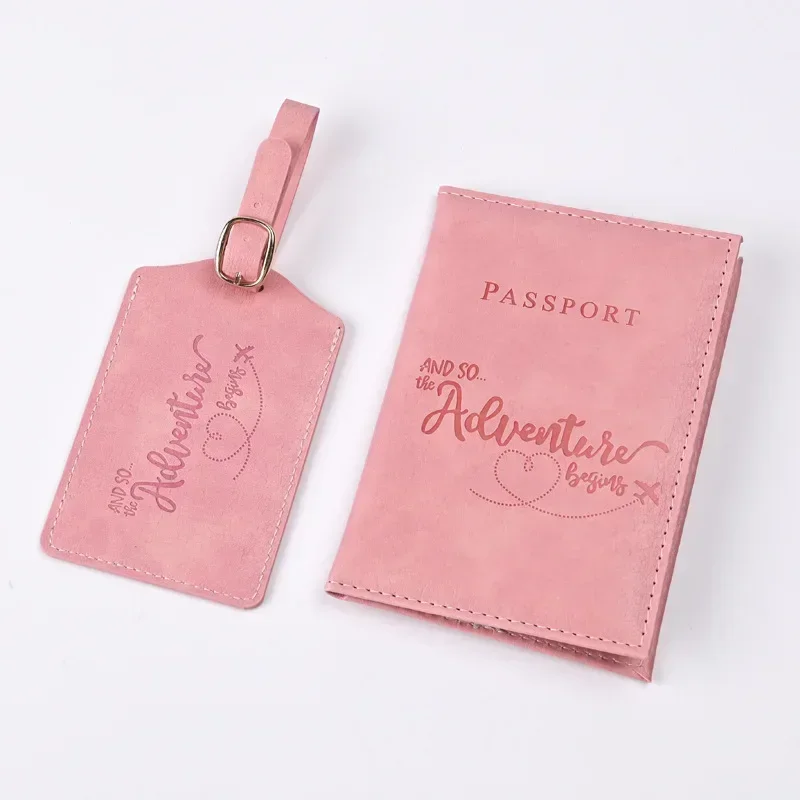 New Purple PU Leather Passport - Travel Accessories Gift Set ulasan dan harga