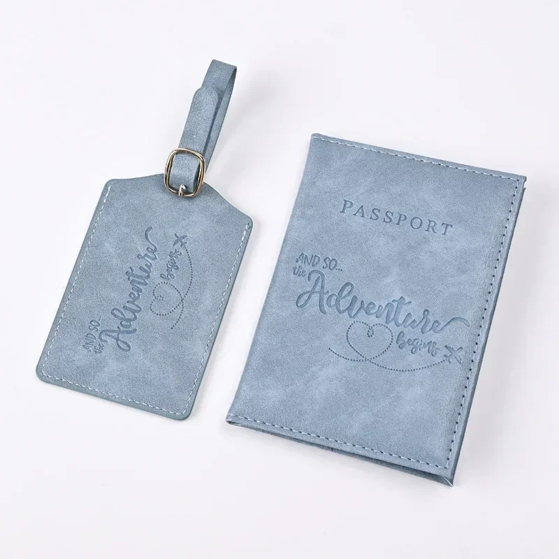 New Purple PU Leather Passport - Travel Accessories Gift Set ulasan dan harga