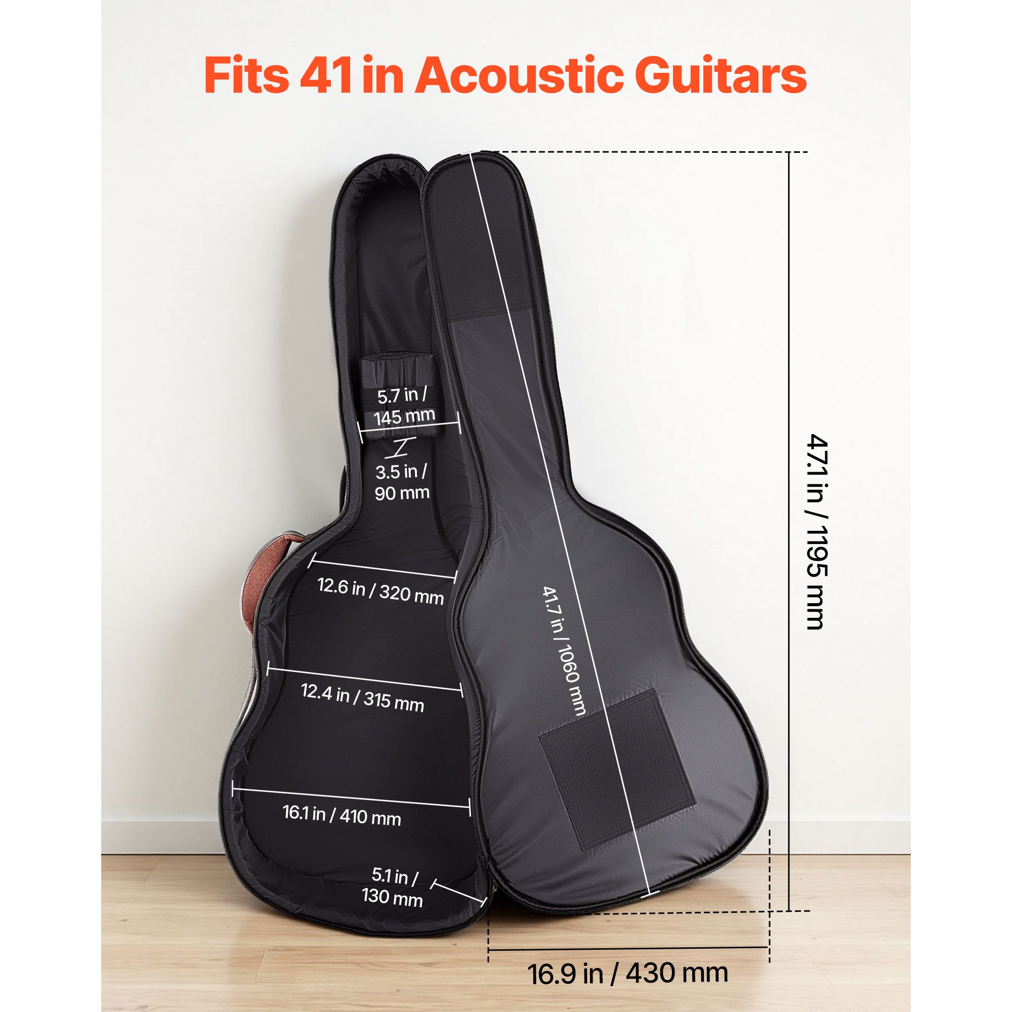 Acoustic Guitar Hard Case, 47. - Travel Accessories Box ulasan dan harga