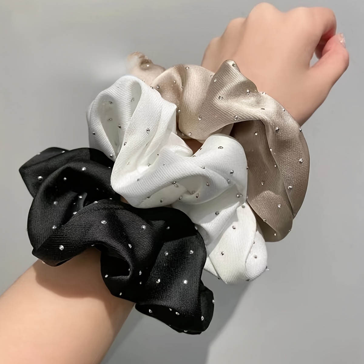 1/3PCS Satin Scrunchies With R - Travel Accessories For Elderly ulasan dan harga