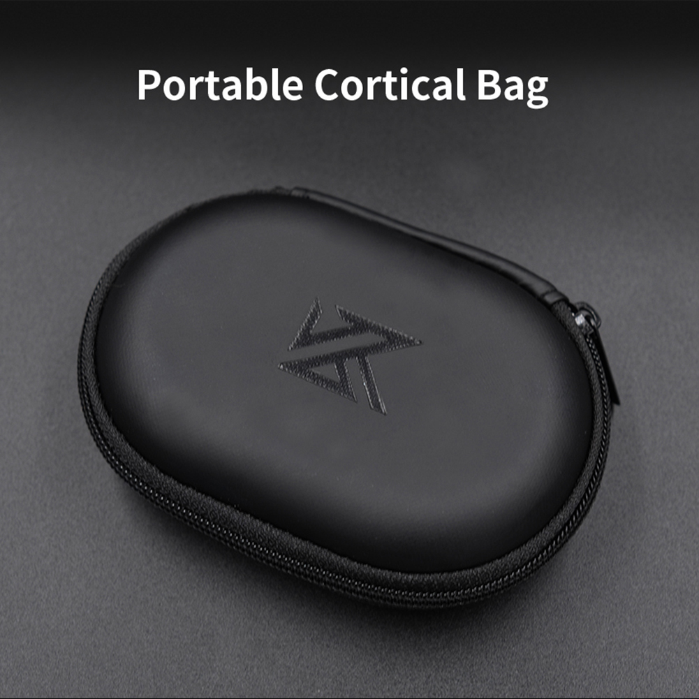1-10PCS KZ Earphones Case PU L - Travel Accessories Pouch ulasan dan harga