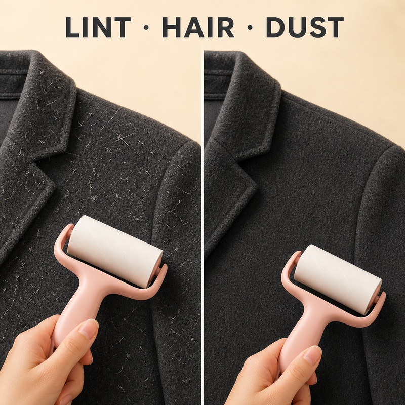 Mini Travel Lint Roller With C - Travel Router Accessories ulasan dan harga